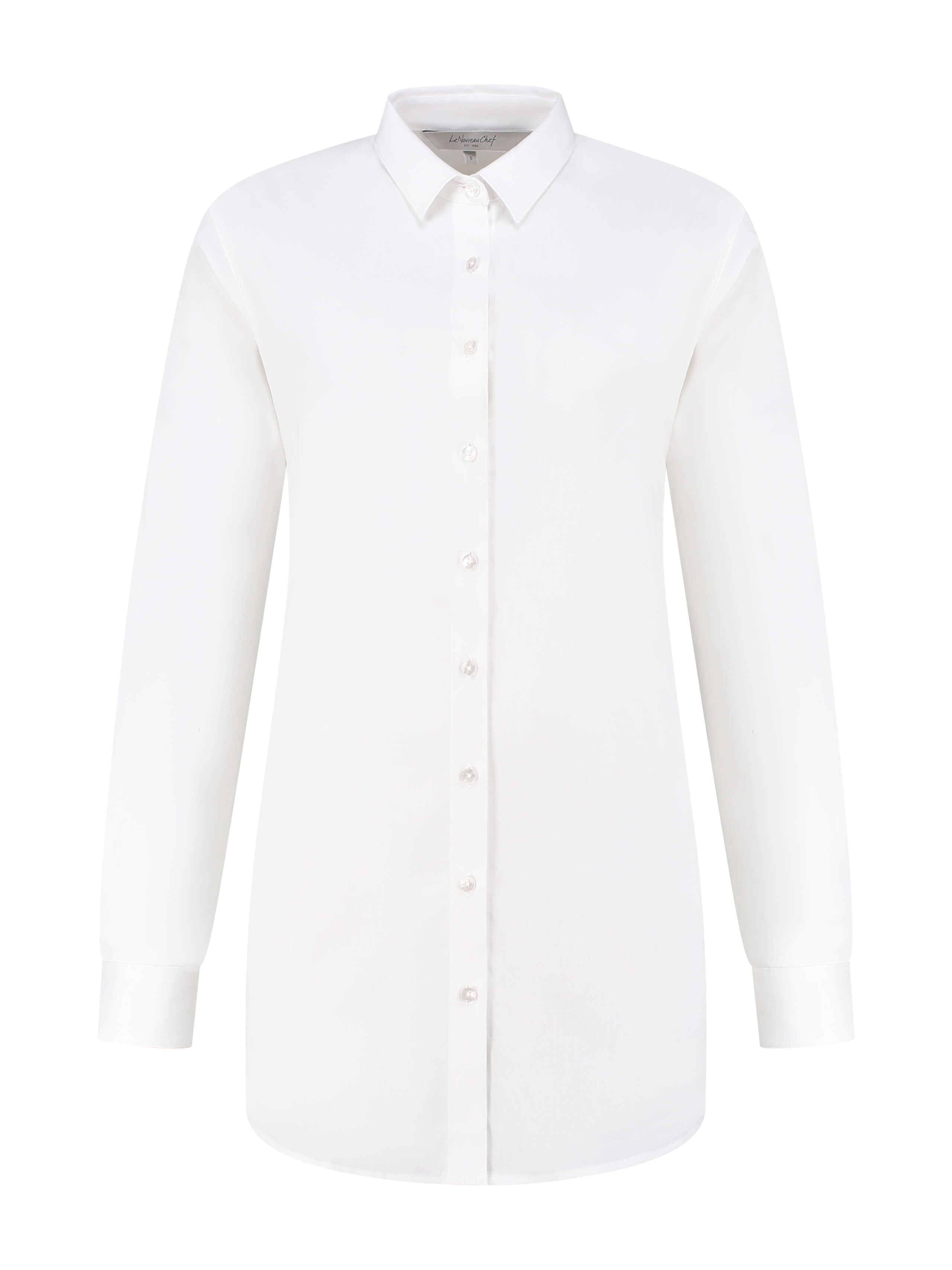 Blouse Louise White by Le Nouveau Chef -  ChefsCotton