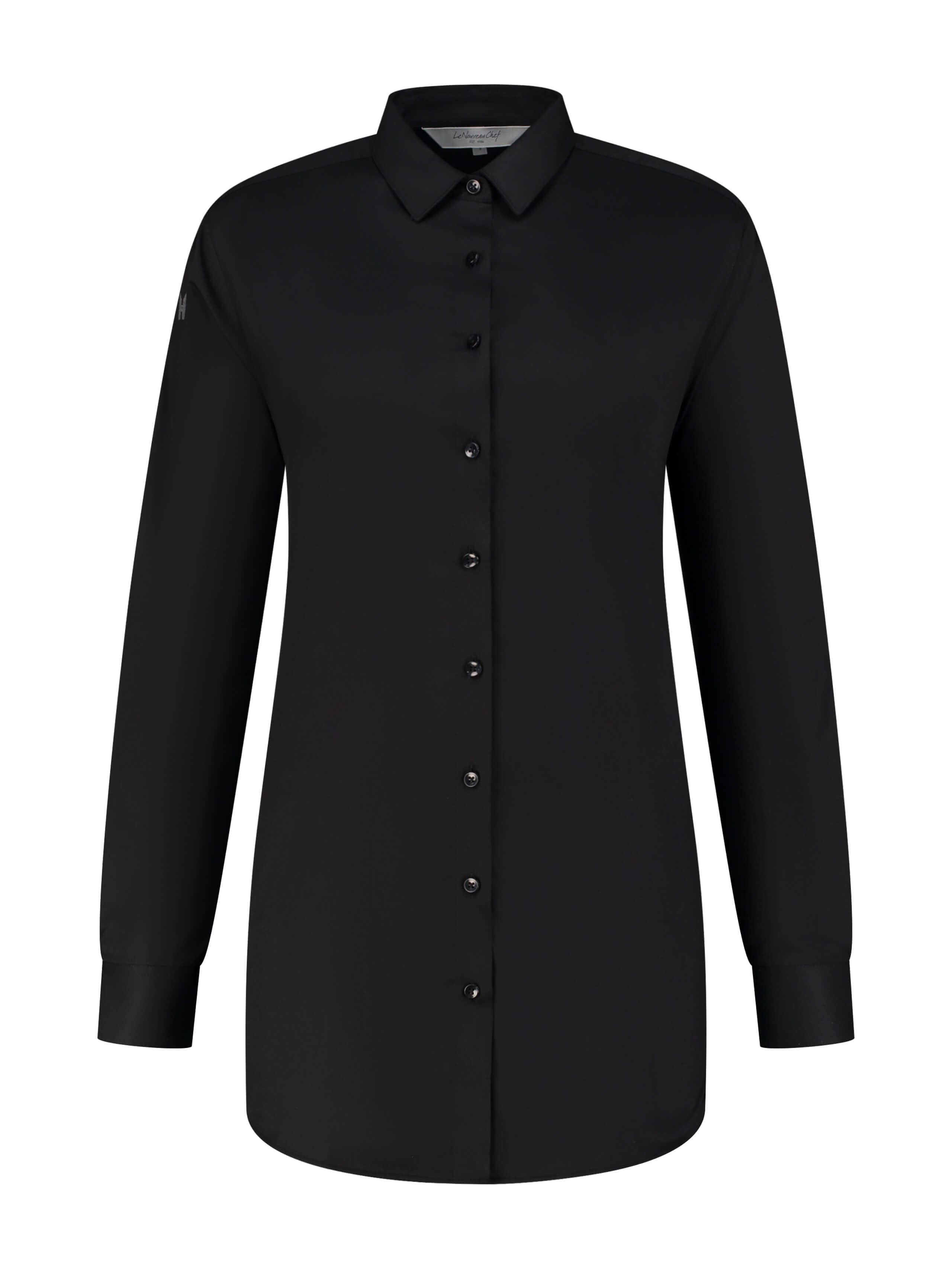 Blouse Louise Black by Le Nouveau Chef -  ChefsCotton