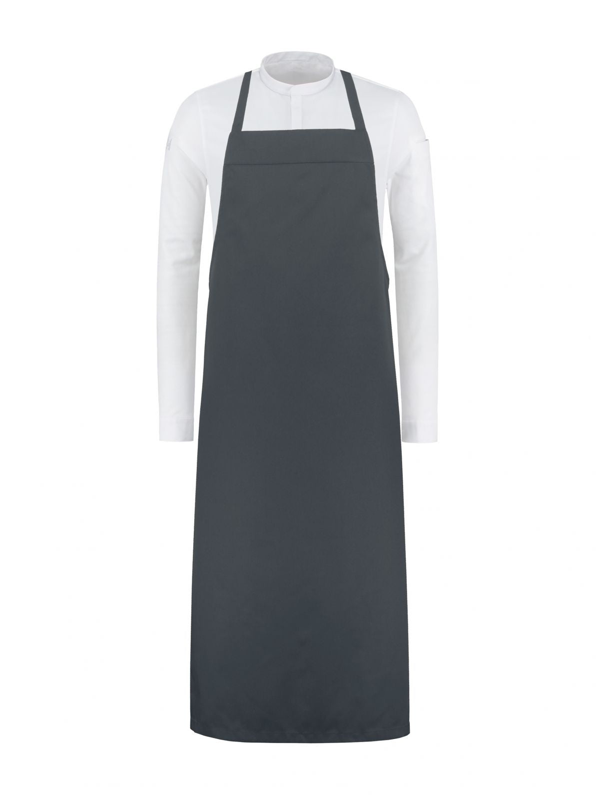 Bib Apron Denver Nimbus Grey by Le Nouveau Chef -  ChefsCotton