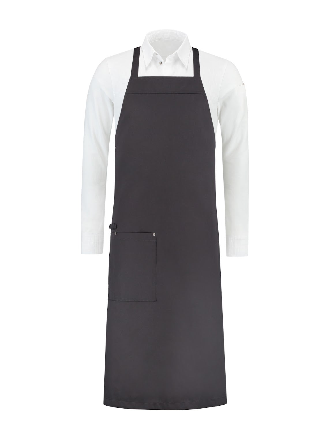 Bib Apron Erik Black by Le Nouveau Chef -  ChefsCotton